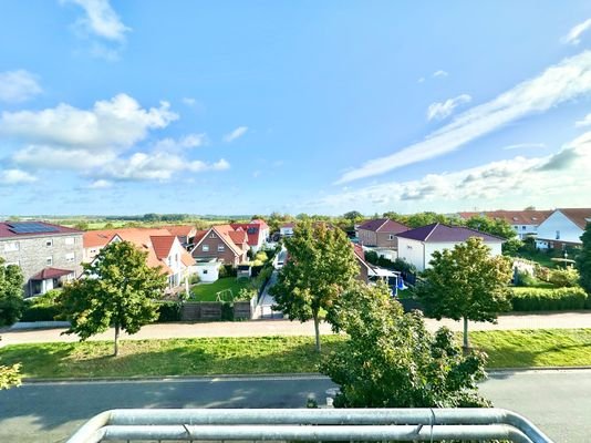 Blick vom Balkon