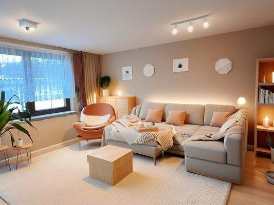 Wohnzimmer Beispiel nach Renovierung