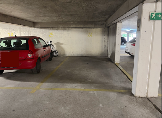 Stellplatz in der Tiefgarage