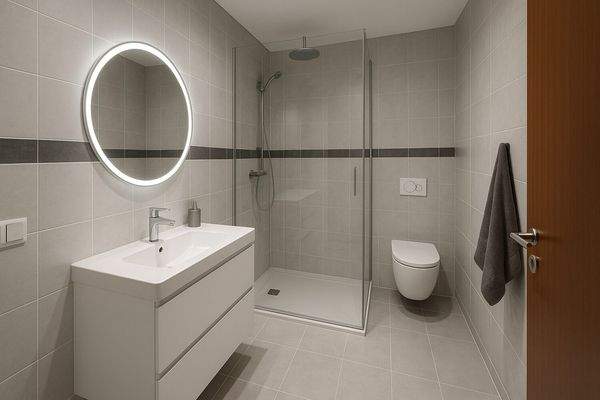 Badezimmer Wohnbeispiel