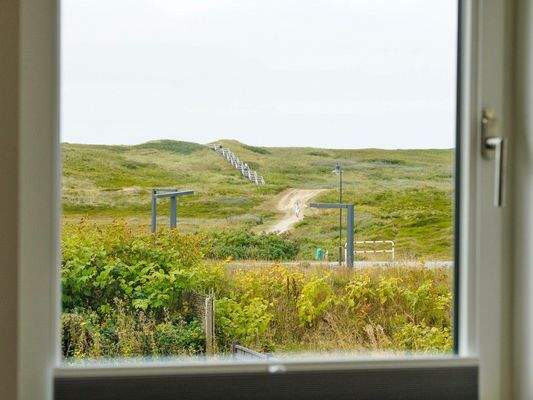 Blick zum Strandübergang