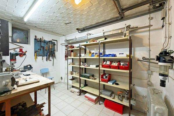 Werkraum im Keller