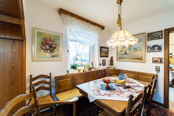 Essbereich im Wohnzimmer