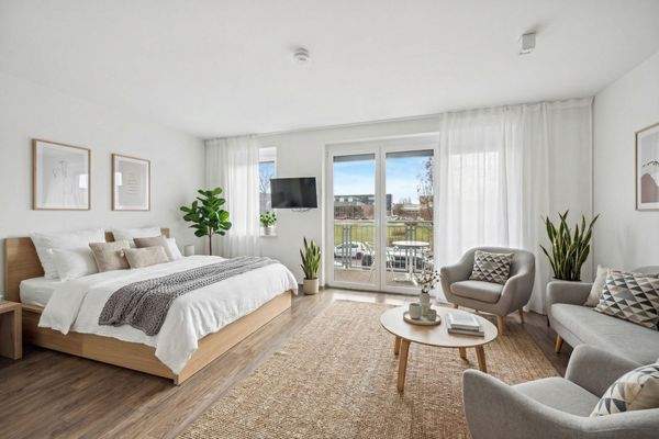 Wohn- und Schlafbereich | Einrichtungsbeispiel