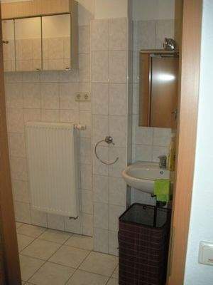 Blick ins Badezimmer