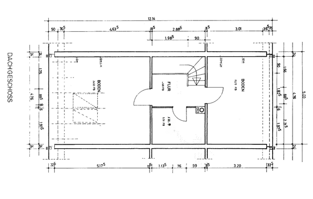 Grundriss Dachgeschoss