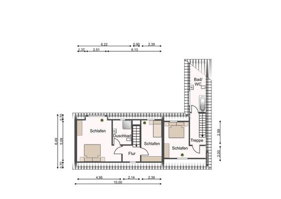 Obergeschoss REH und RMH