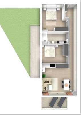 Wohnung Ansicht Plan 