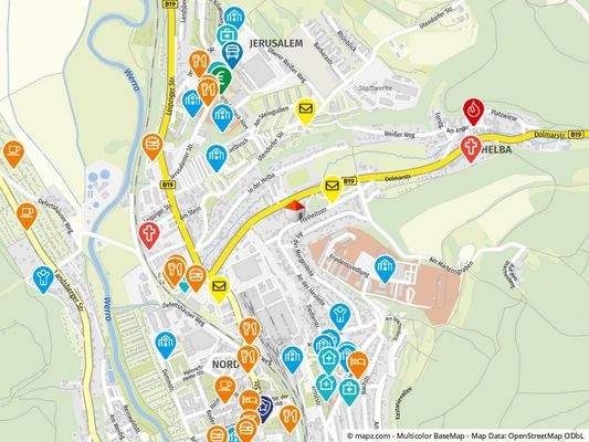 Geolyzer Kartenausschnitt