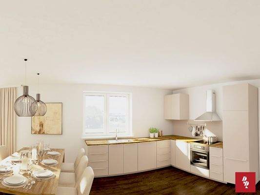 Visualisierung Küche Wohnung 5 Visualisierung