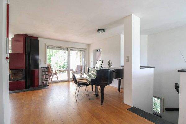 Wohnzimmer EG Wohnung.