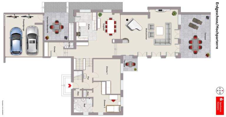 Erdgeschoss/Hochparterre