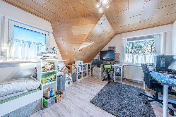 und das zweite im Obergeschoss