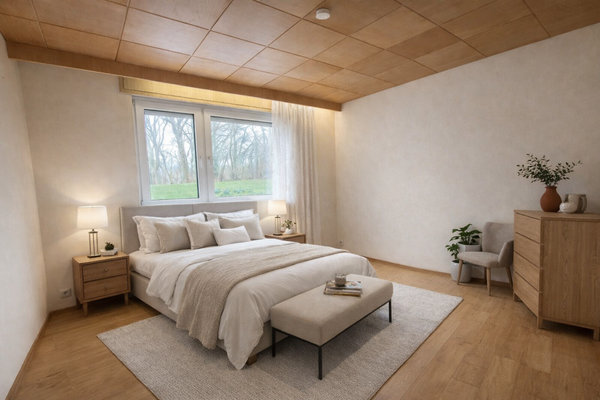 Schlafzimmer 2 KI generiertes Homestaging