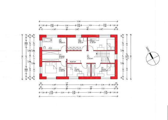 Grundriss Obergeschoss