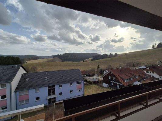 Aussicht vom Balkon