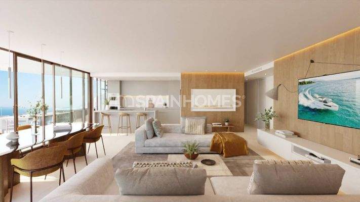 Sea View Properties in a Complex with Pools in Costa del Sol