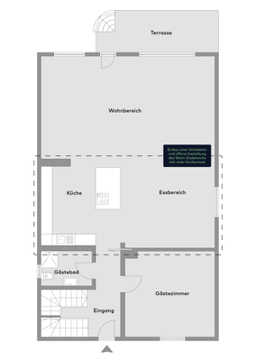 Erdgeschoss Umbauvariante