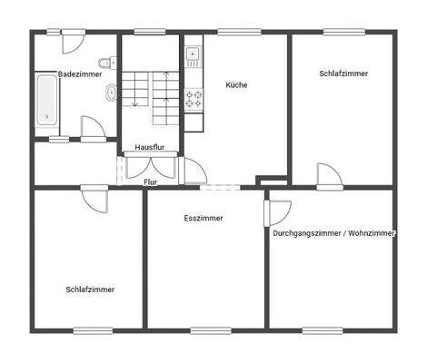 Grundriss Obergeschoss