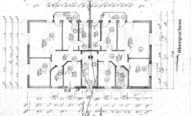 Grundriss WE 3 und 4