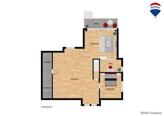 Grundriss Dachgeschoss