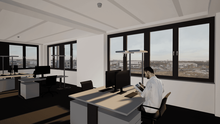 Visualisierung Büro