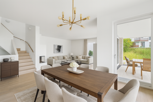 Einrichtungsbeispiel Wohn-und Essbereich