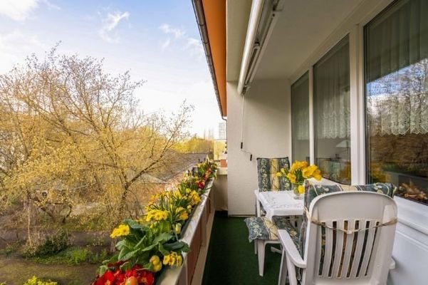 gemütlicher Balkon