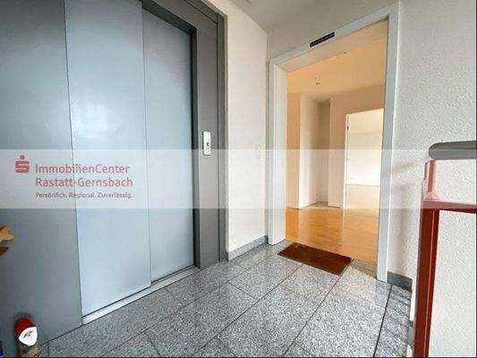 Aufzug bis zur Wohnung