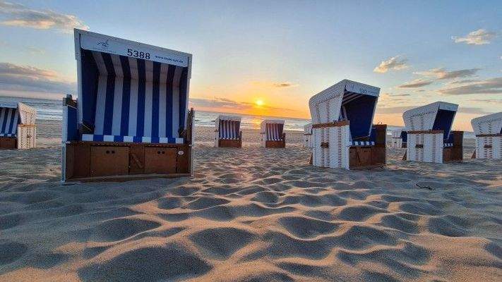 Sonnenuntergang am Strand