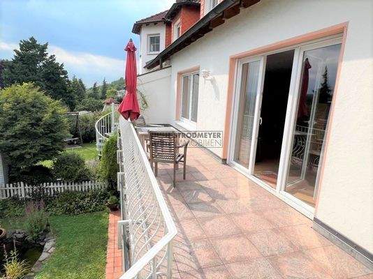 Balkon vom Wohnzimmer