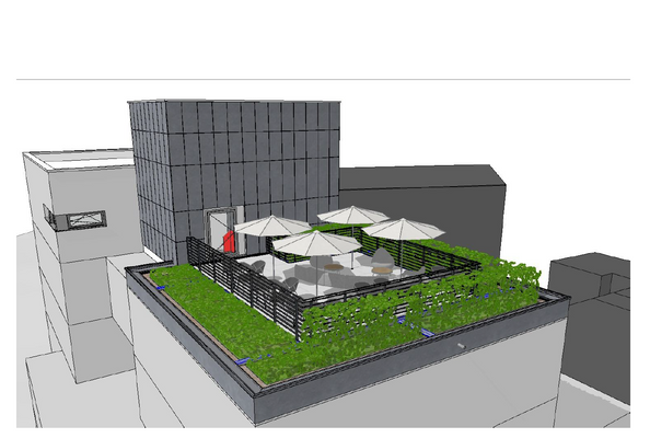 Visualisierung Dachterrasse