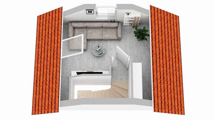 Dachgeschoss - unverbindliche Illustration