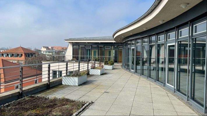 repräsentative Dachterrasse