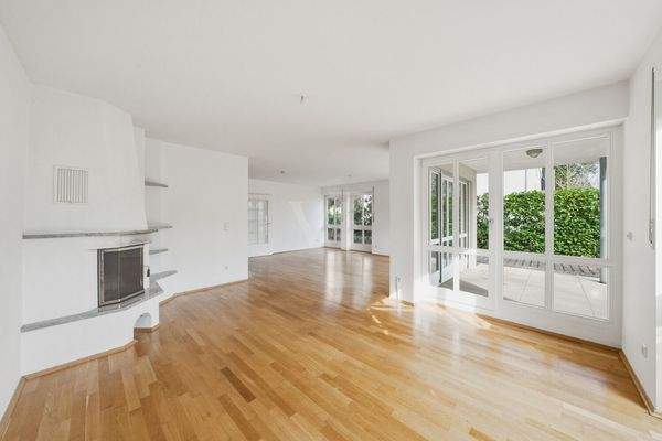 Wohnbereich mit Kamin