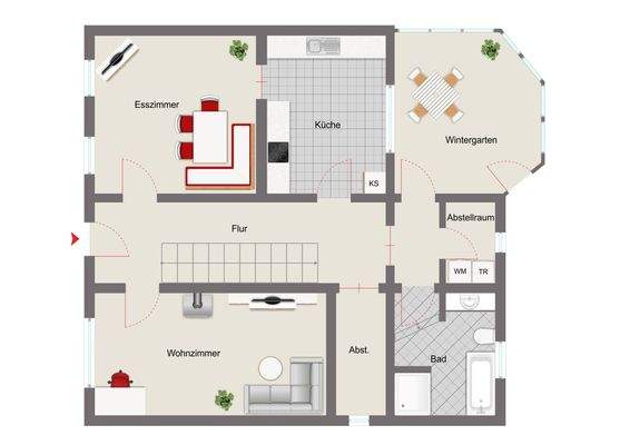 Grundriss Erdgeschoss