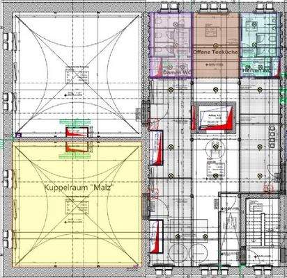 Grundriss Kuppelraum Malz