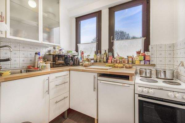 Küche im Dachgeschoss