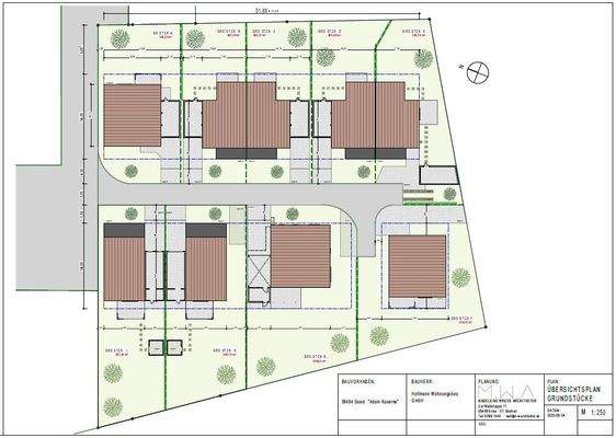 Freistehendes EFH Grundstück A oben links