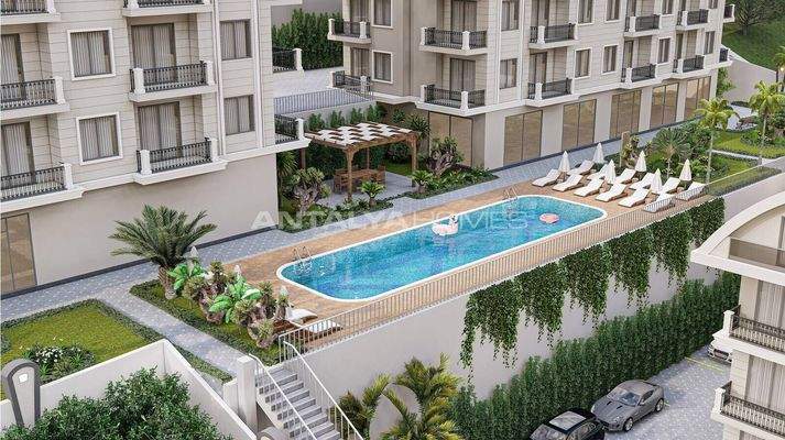 Apartments Within Walking Distance to the Beach in Alanya Konaklı