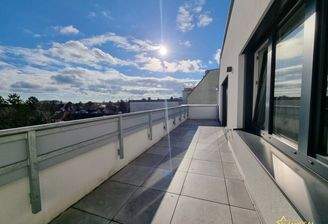 Terrasse auf Wohnebene