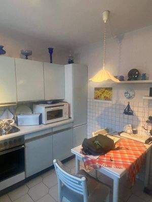 Küche mit Sitzgruppe