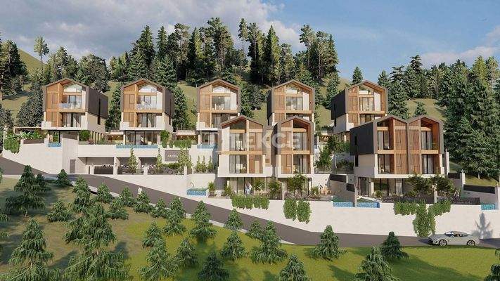 Elegant Detached Villas with Private Pools in Alanya Tepe