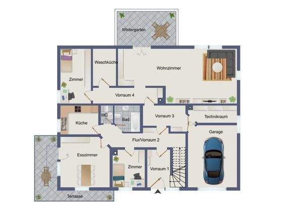 Grundriss Erdgeschoss