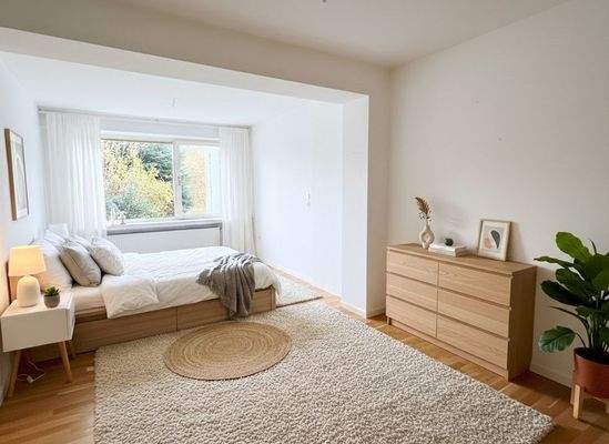 Erdgeschoss Schlafzimmer virtueller Renovierungsvo