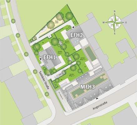 Duesseldorf Angerstr - Lageplan