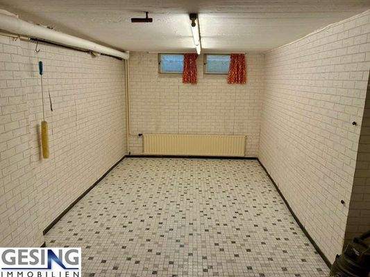 beheizter Kellerraum