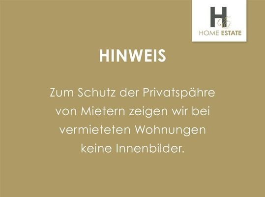 Hinweis-Vermietet