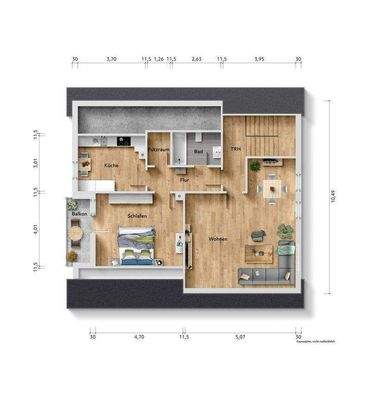 immoGrafik- Dachgeschoss Exposeplan-38233000502-DI
