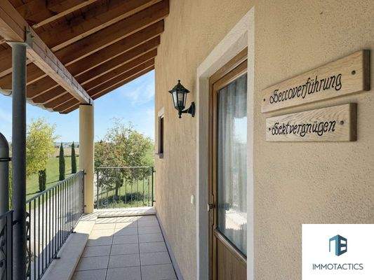 Laubengang Gästehaus OG